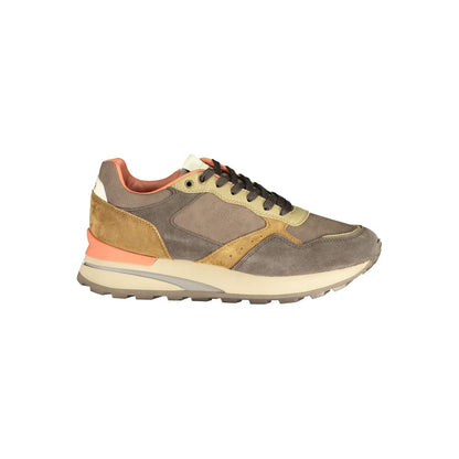 Blauer Marrone Polyurethane Men Sneaker 1728,67403481248,Athletic - Sneakers - Shoes,Blauer,Brown,EU41/US8,EU42/US9,EU43/US10,EU44/US11,EU45/US12,Men,New with tags,Shoes,Sneakers - Shoes