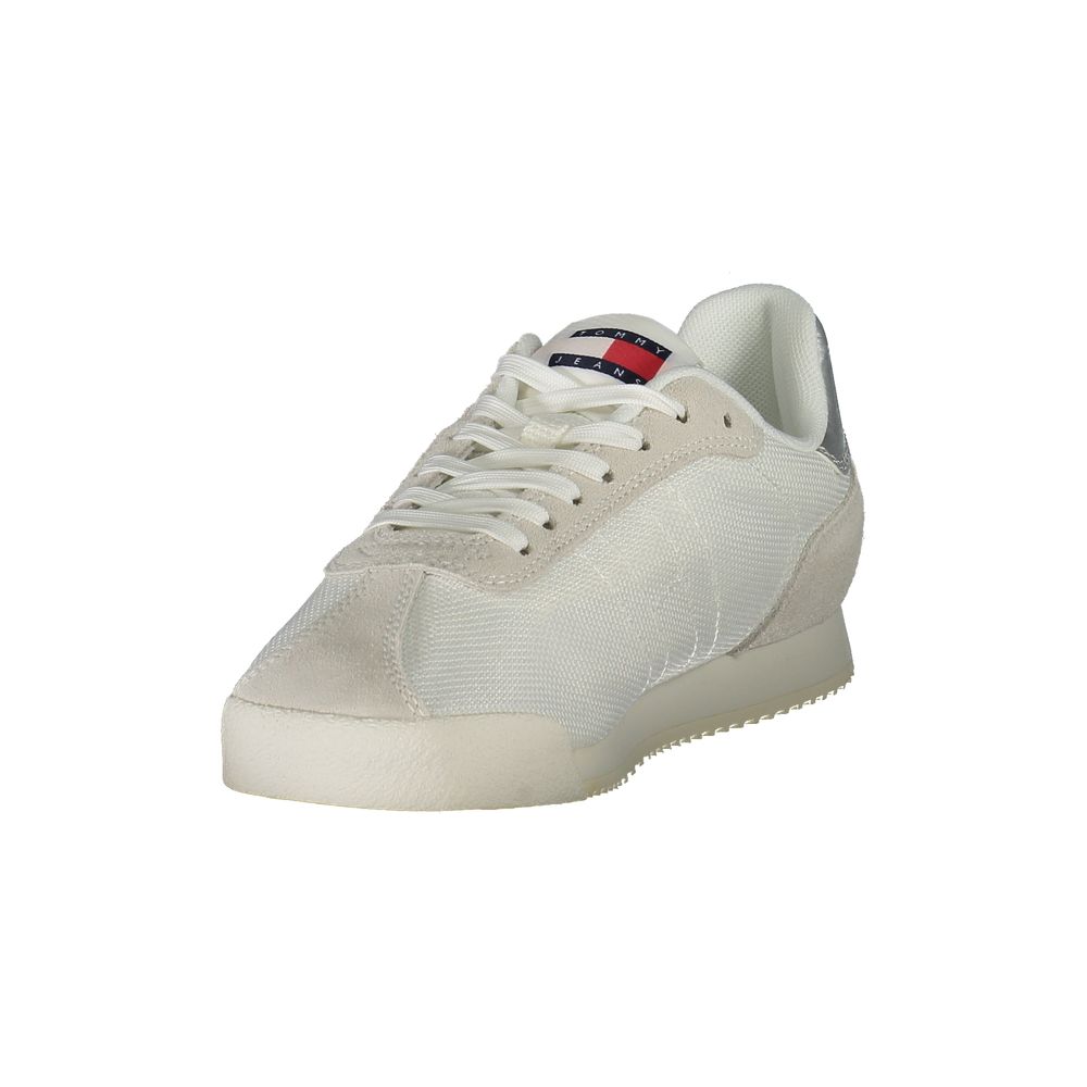 Tommy Hilfiger White Polyester Sneaker