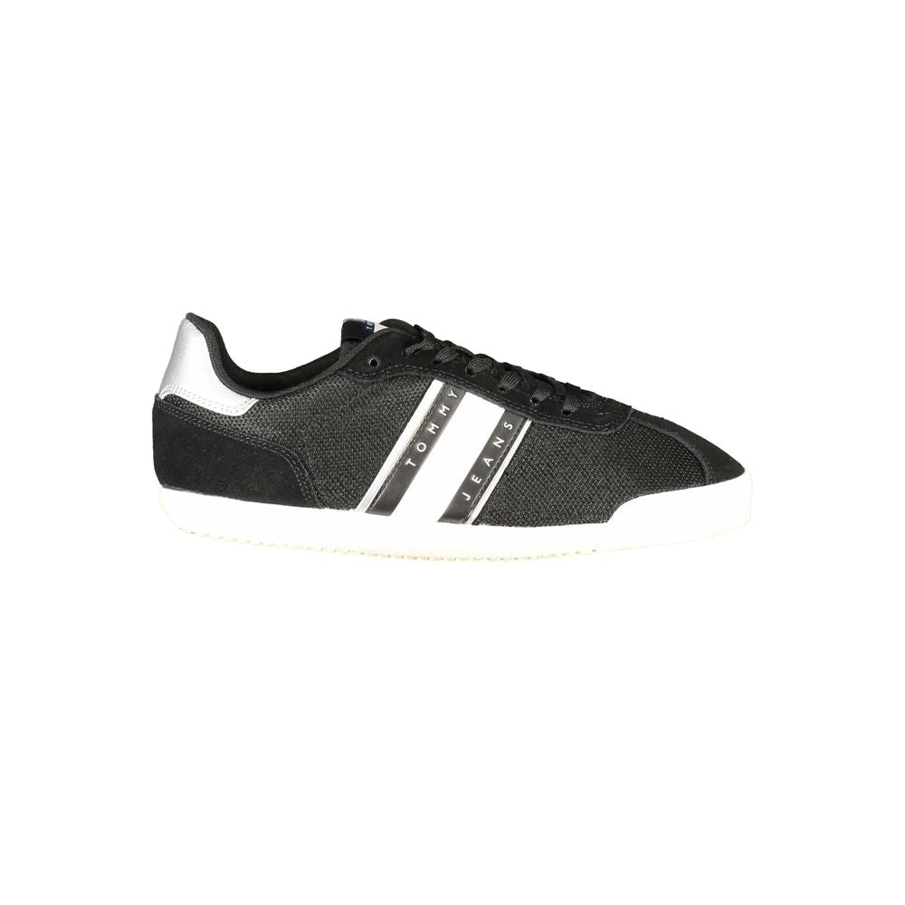 Tommy Hilfiger Black Polyester Sneaker