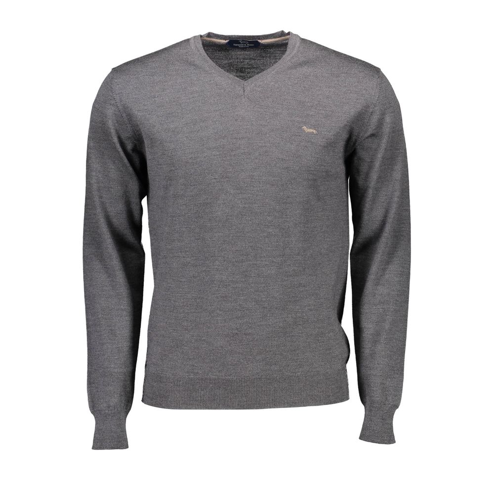 Harmont & Blaine Gray Wool Sweater