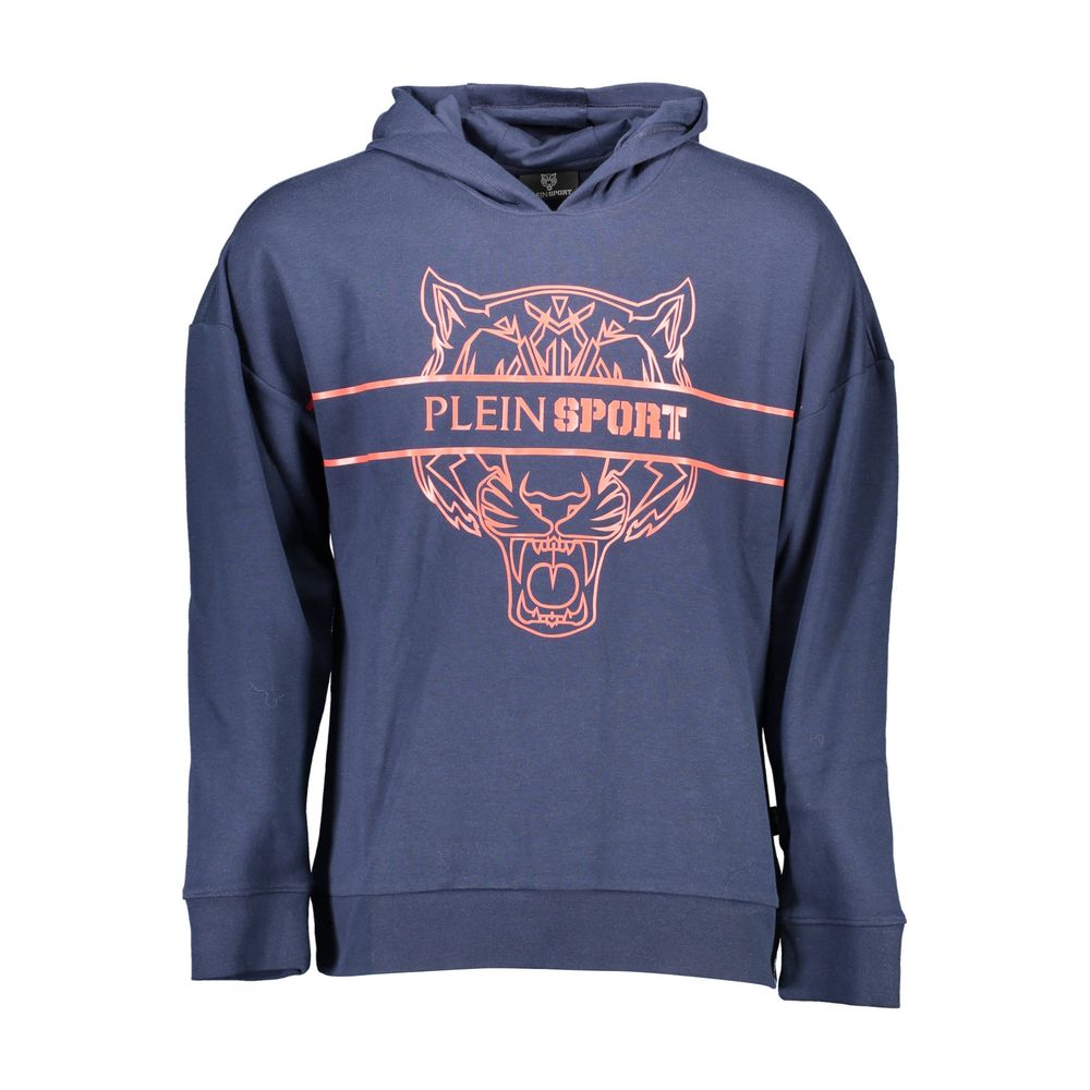 Plein Sport Blue Cotton Sweatshirt