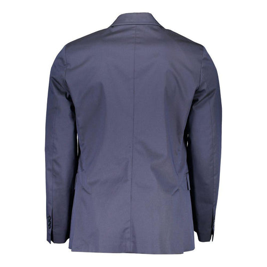 Gant Blue Cotton Men Jacket GA-37818-IT50 | L