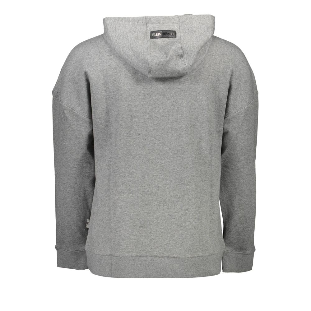 Plein Sport Gray Cotton Sweatshirt