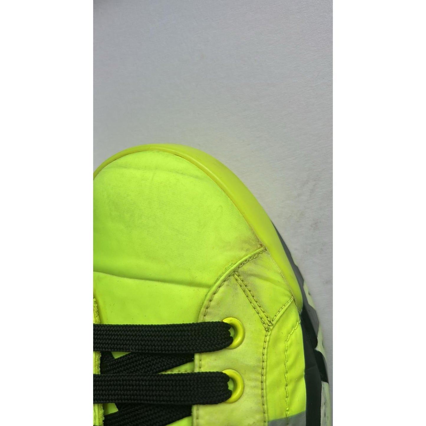 Dolce & Gabbana Neon Green Logo Tape Low Top Sneakers Shoes MV5830#4-39