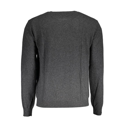 La Martina Gray Wool Sweater