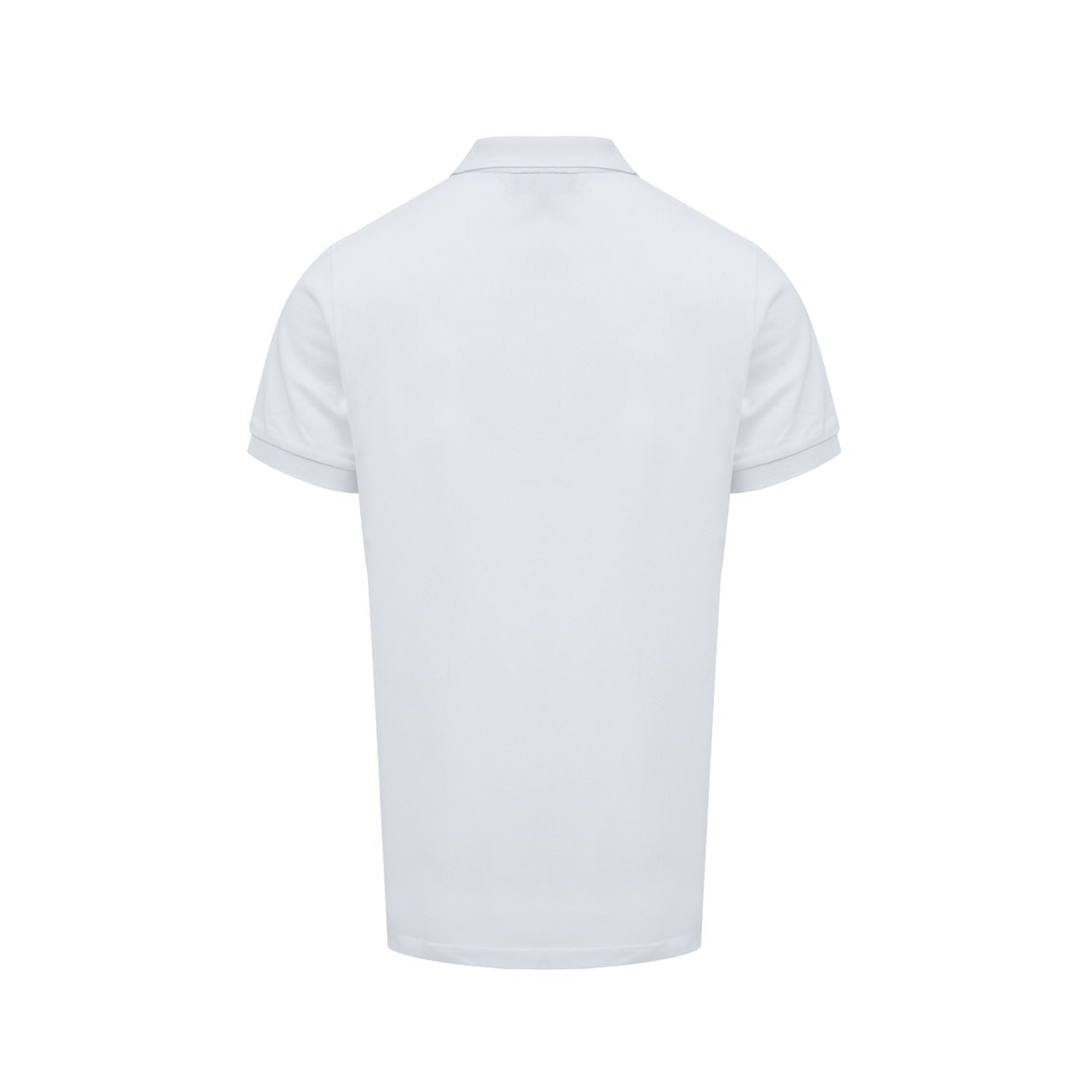 Burberry White Cotton Collared Polo Shirt