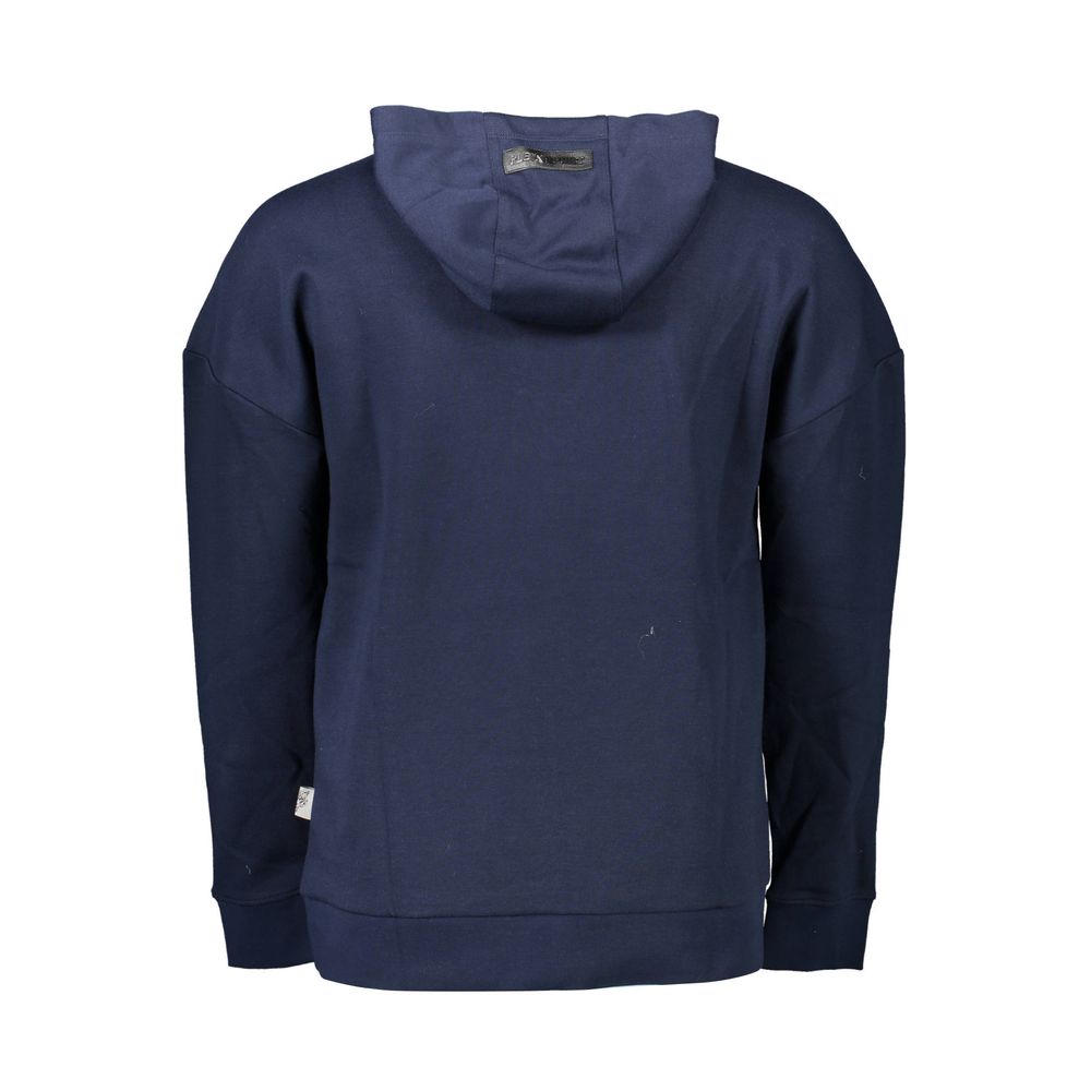 Plein Sport Blue Cotton Sweatshirt
