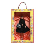 Dolce & Gabbana Black Dress Ceramic Porcelain Fashion Leather Sicily Dolls
