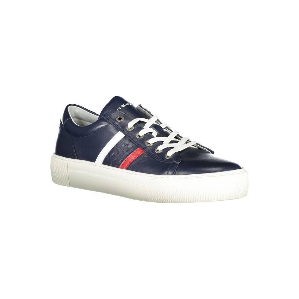 Tommy Hilfiger Blue Cotton Sneaker