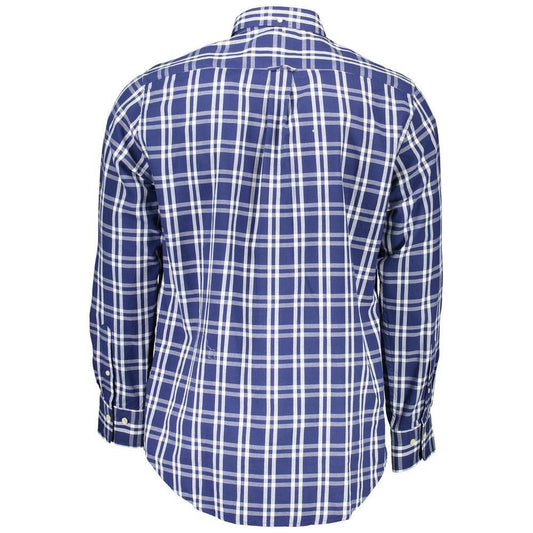 Gant Blue Cotton Men Shirt GA-1390-S