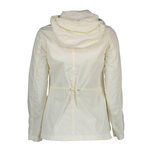Gant White Cotton Women Jacket GA-1930-XS