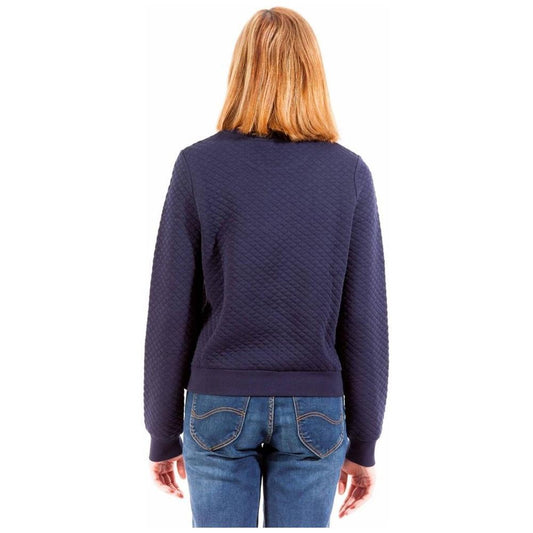 Gant Blue Cotton Unisex Sweatshirt GA-3466-2XS