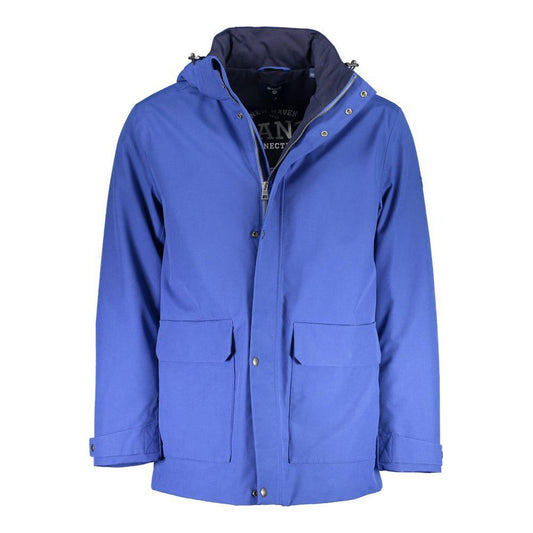 Gant Blue Cotton Men Jacket GA-4015-S