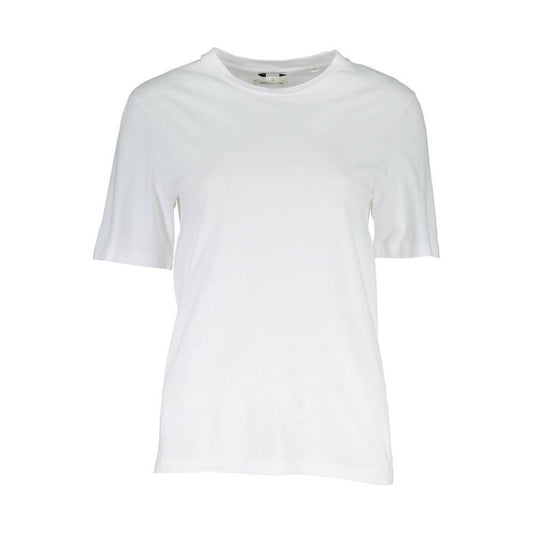Gant White Cotton Men T-Shirt GA-4075-XS