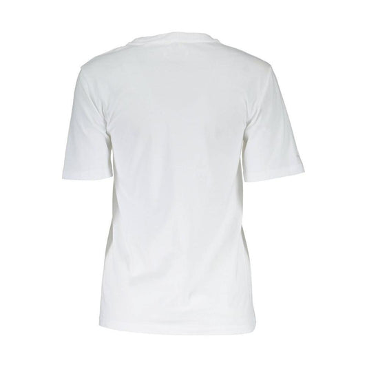 Gant White Cotton Men T-Shirt GA-4075-XS