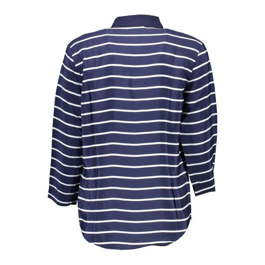 Gant Blue Viscose Women Polo Shirt GA-4613-34