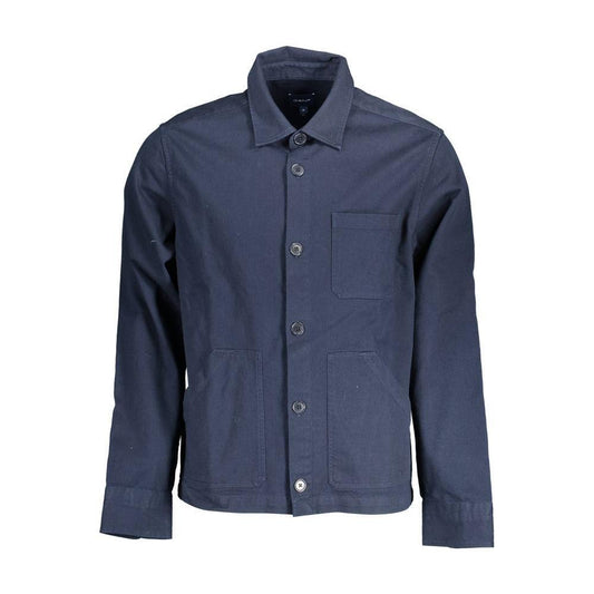 Gant Blue Cotton Men Shirt GA-5273-S