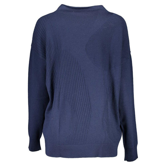 Gant Blue Wool Sweater GA-6649-XS