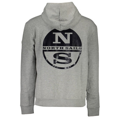 North Sails Gray Cotton Sweatshirt