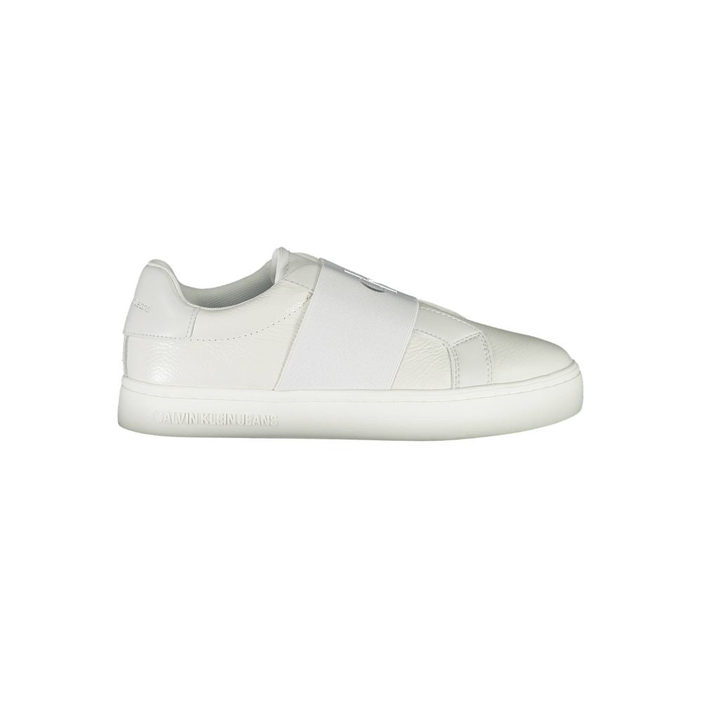 Calvin Klein White Polyester Sneaker