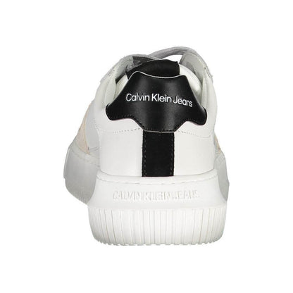 Calvin Klein White Polyester Sneaker