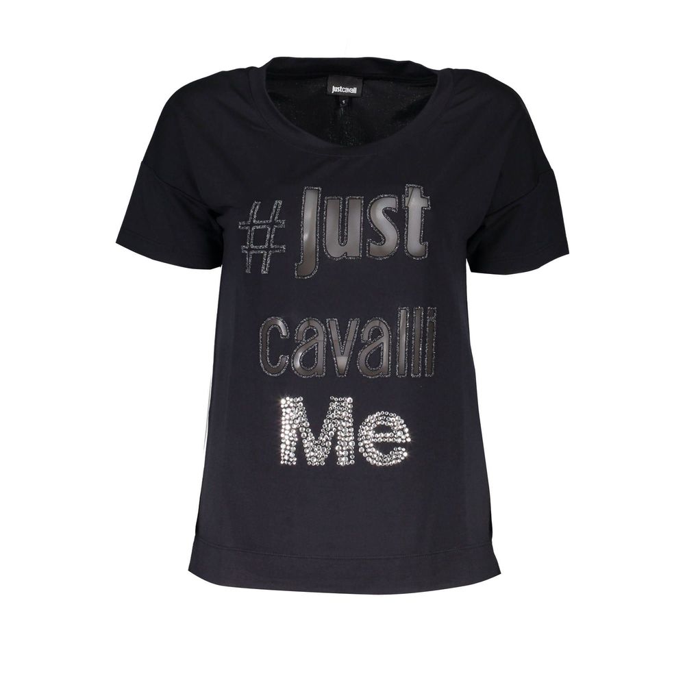 Just Cavalli Black Polyester Women Top