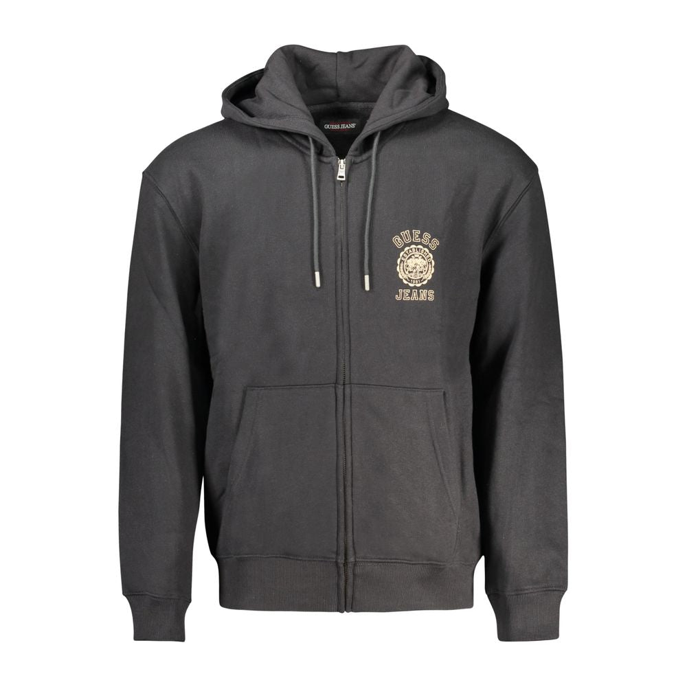 Guess Jeans Black Cotton Sweatshirt