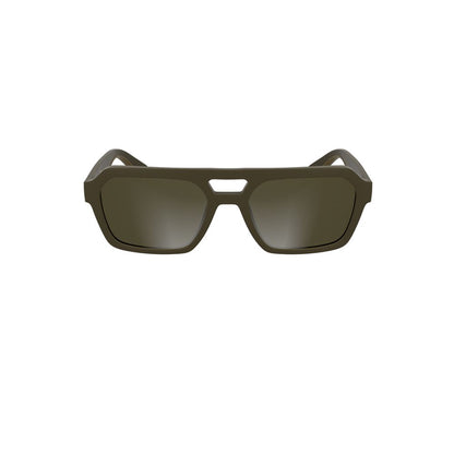 Calvin Klein Brown Bio-Based Fabric Men Sunglasses with eco-friendly square lens design in rich brown.
