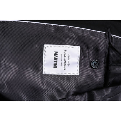 Dolce & Gabbana Dark Blue MARTINI Wool Blazer Coat Jacket