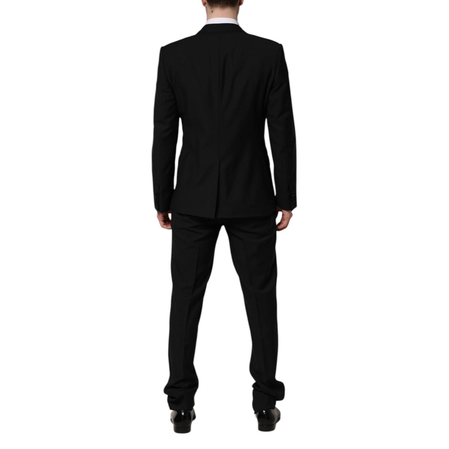 Dolce & Gabbana Black MARTINI Crystal Embellished 3 Pc Suit