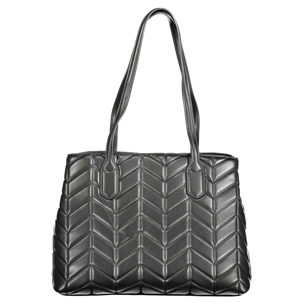 Mario Valentino Black Polyethylene Handbag