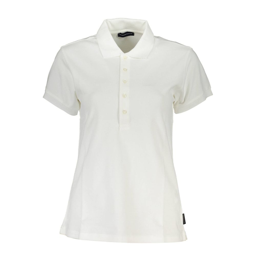 North Sails White Cotton Polo Shirt