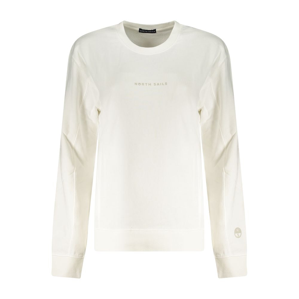 North Sails White Cotton Sweatshirt