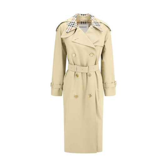 Burberry Castleford Trench Coat with Archive Check collar BU-8111157C2981-10