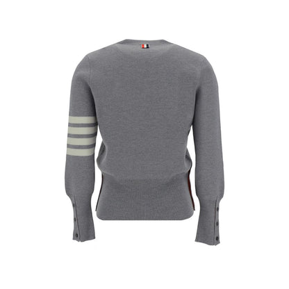 Thom Browne Gray Fleece Wool Sweatshirt