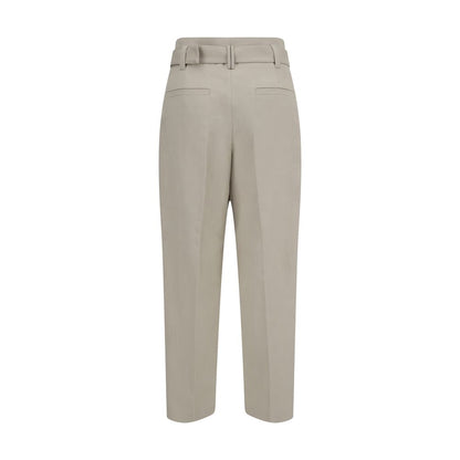 Brunello Cucinelli Cream Cotton Casual Pants