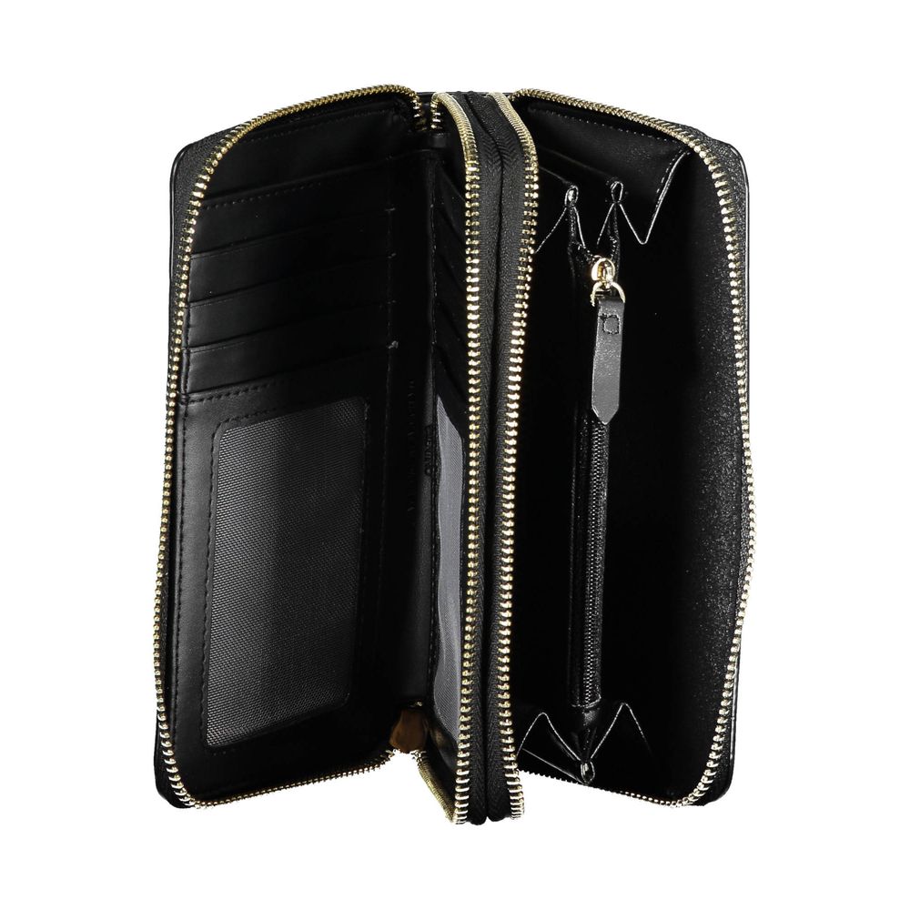Mario Valentino Black Polyethylene Wallet