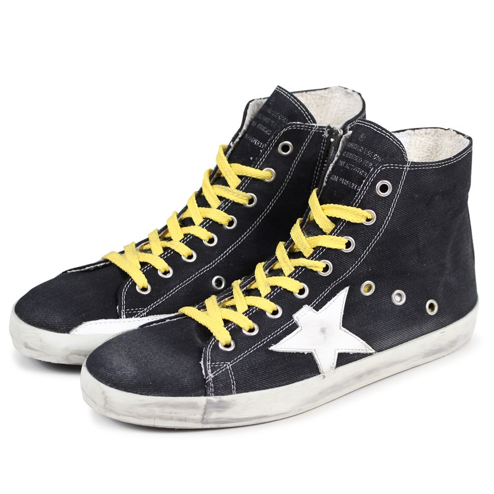 Golden Goose Black Canvas Sneaker