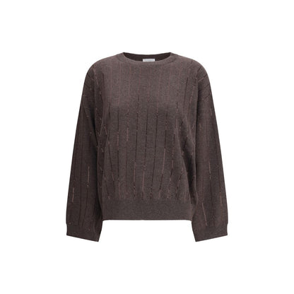 Brunello Cucinelli Brown Cashmere Cashmere Sweater