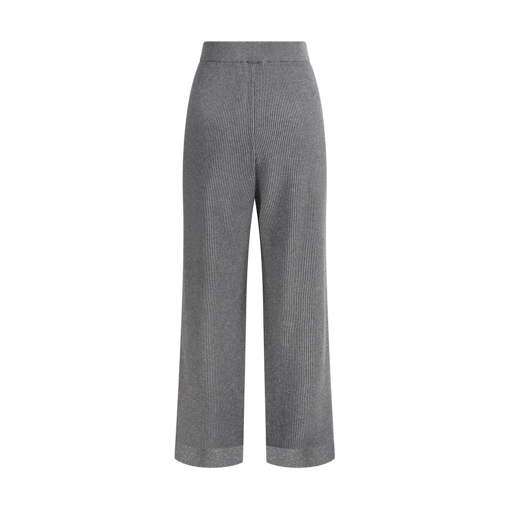 Brunello Cucinelli Gray Cotton Casual Pants