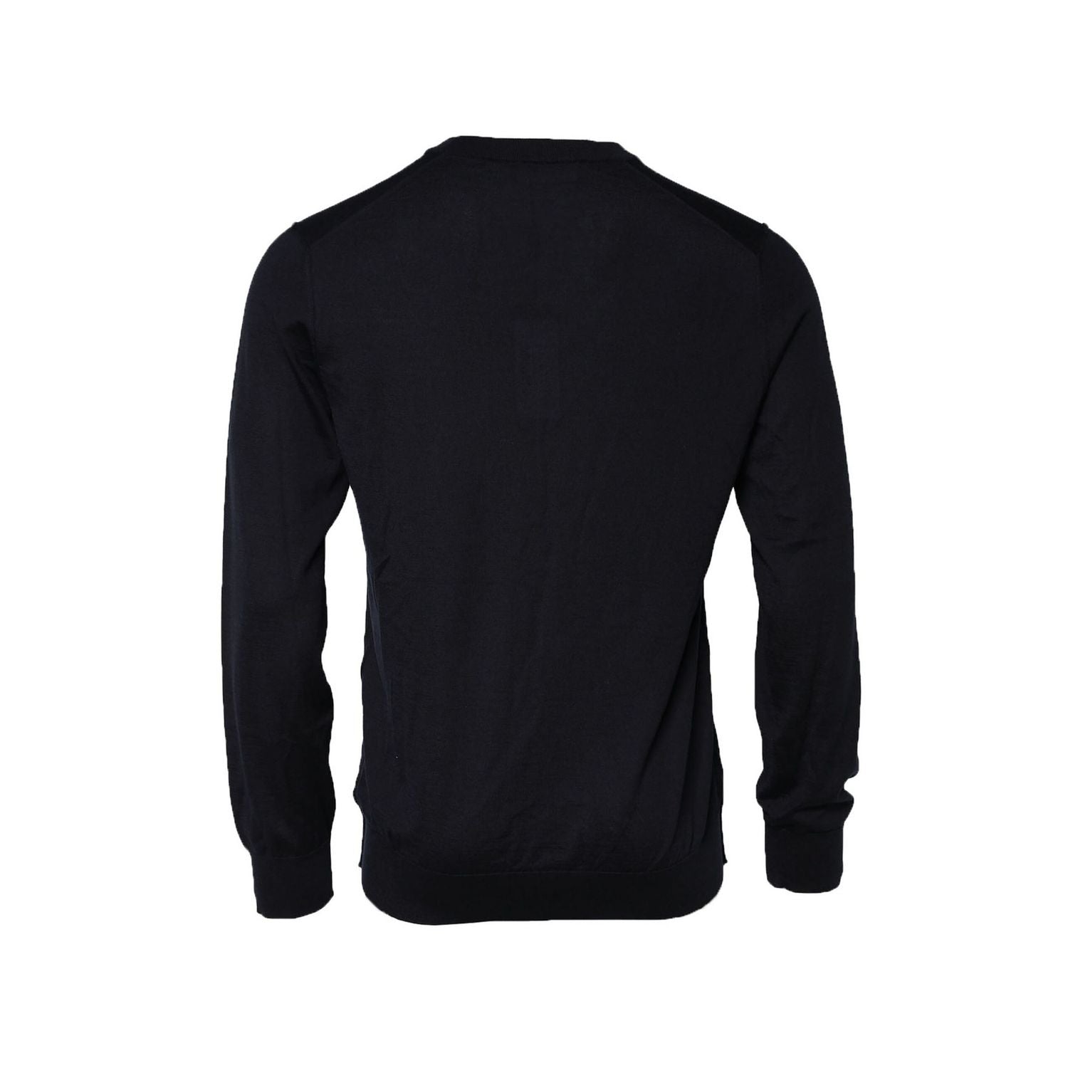 Dolce & Gabbana Black Cashmere Crew Neck Sweatshirt Sweater