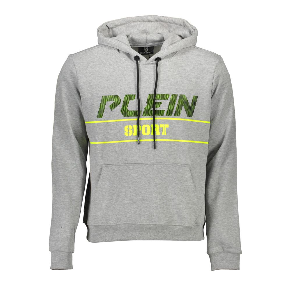 Plein Sport Gray Cotton Sweatshirt