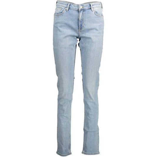 Gant Light Blue Cotton Women Jeans GA-14737-W29 | L34