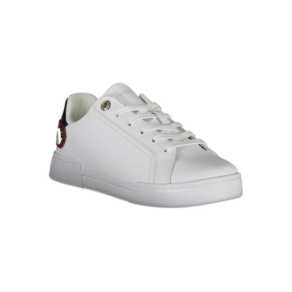 Tommy Hilfiger White Polyester Sneaker