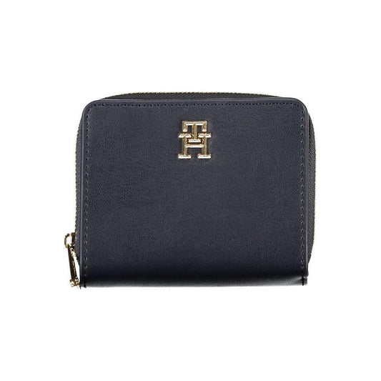 Tommy Hilfiger Sleek Blue Polyethylene Wallet TO-27149