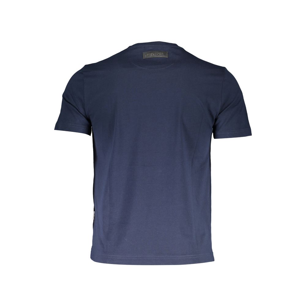 Plein Sport Blue Cotton T-Shirt