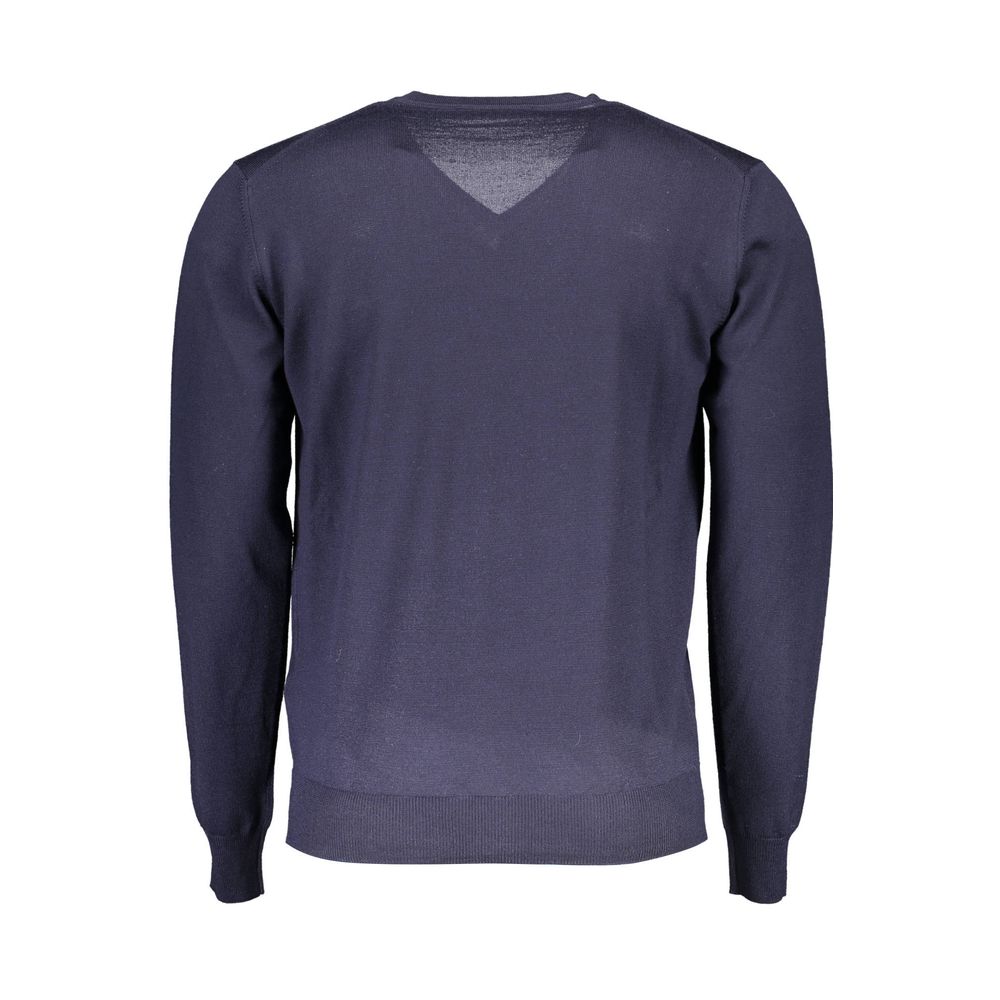 Harmont & Blaine Blue Wool Sweater
