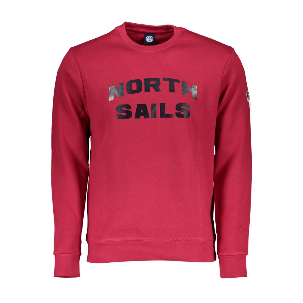 North Sails Red Cotton Sweatshirt