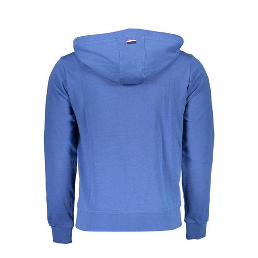 U.S. POLO ASSN. Blue Cotton Men Sweater Hoodie US-38228-XXL