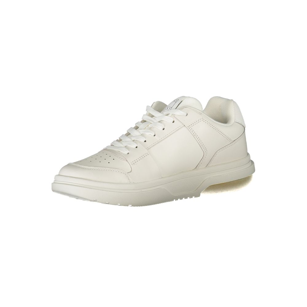 Tommy Hilfiger White Polyester Sneaker
